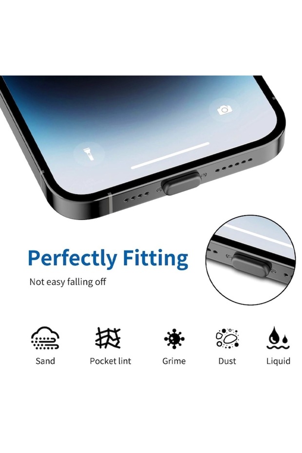 Щепсел против прах за порт Type C, Optim Solution, USB-C - 2