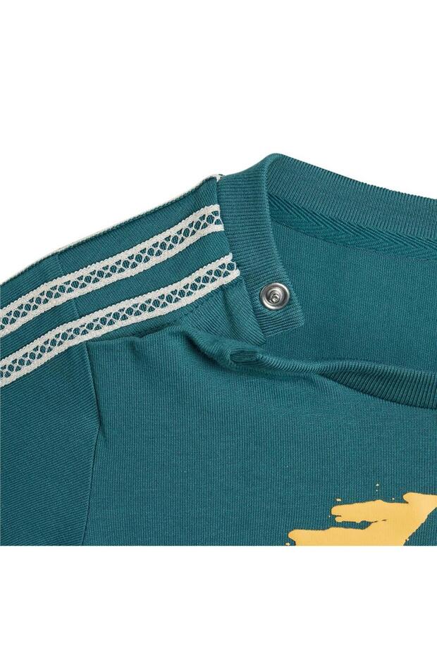 Bebek Yeşil Eşofman TEE SHORT SET KC0772 - 5