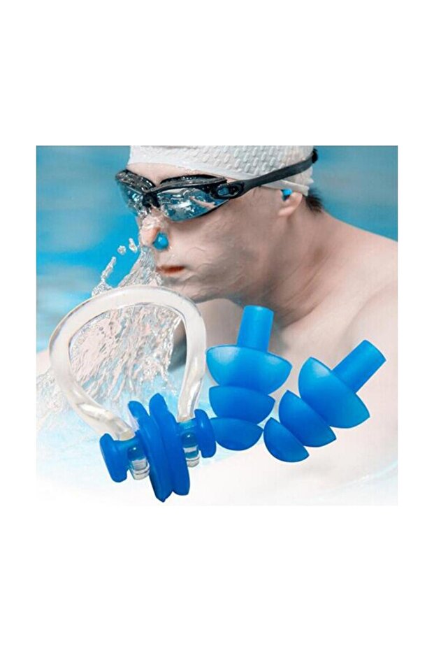 مجموعة سدادة الأذن والأنف باللون الأسود - 4