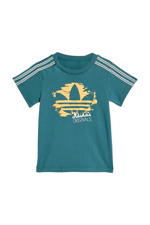 Bebek Yeşil Eşofman TEE SHORT SET KC0772 - 8