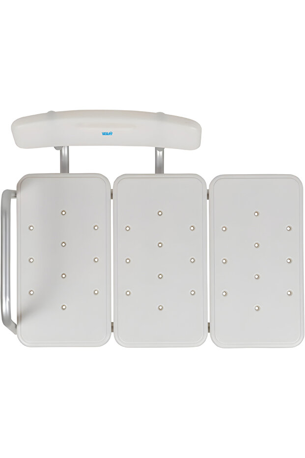 ® Bath Transfer Bench, Adjustable Height, Reversible Backrest & Handle, White - 8