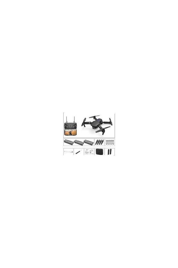 E88 4k Hd Çift Kameralı App Kontrol Wifi Katlanabilir Drone Siyah - 2