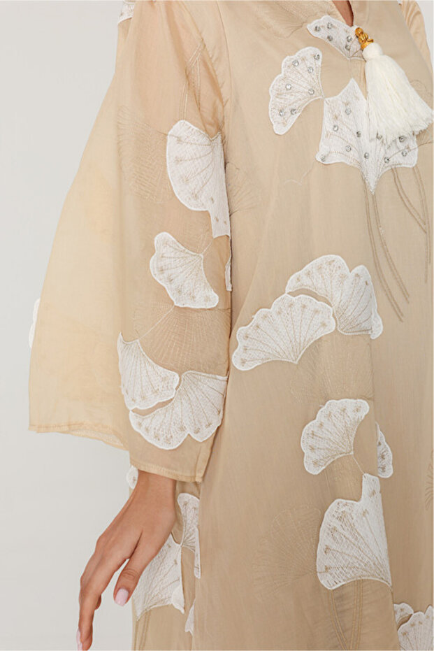 Flowy Flower Pattern Dress - 1