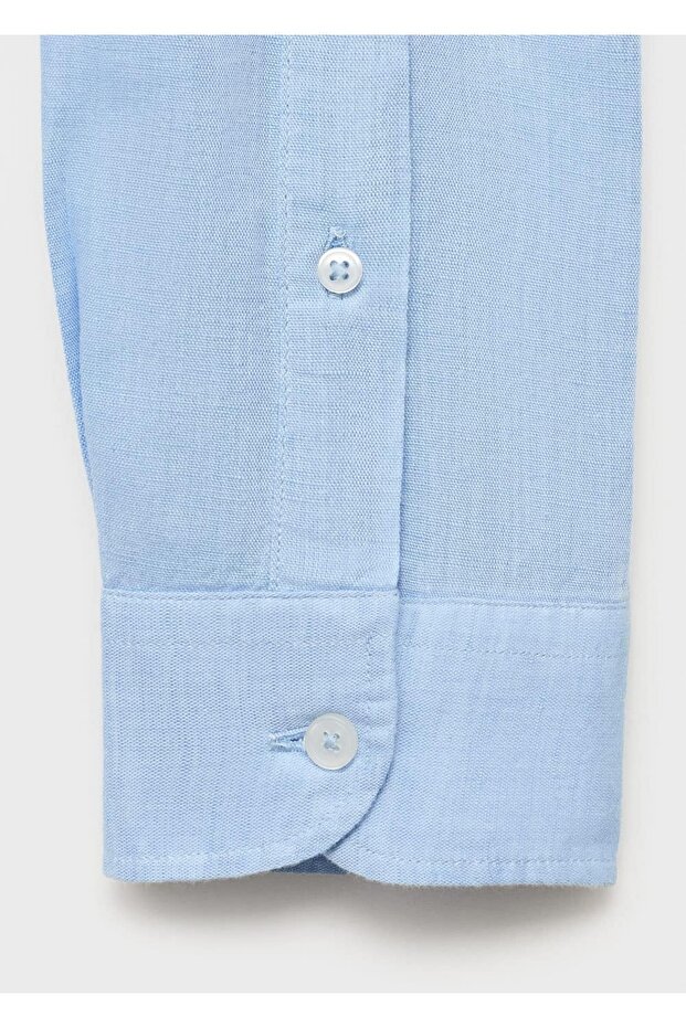 Cepli keten gömlek - 5