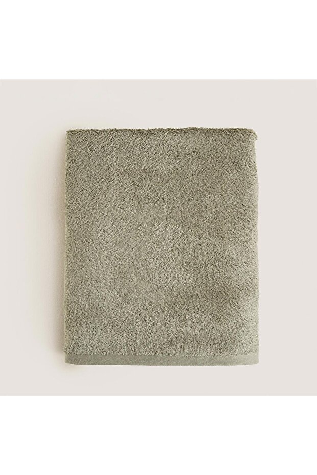 Solid Banyo Havlusu 85x150 cm Açık Yeşil - 1