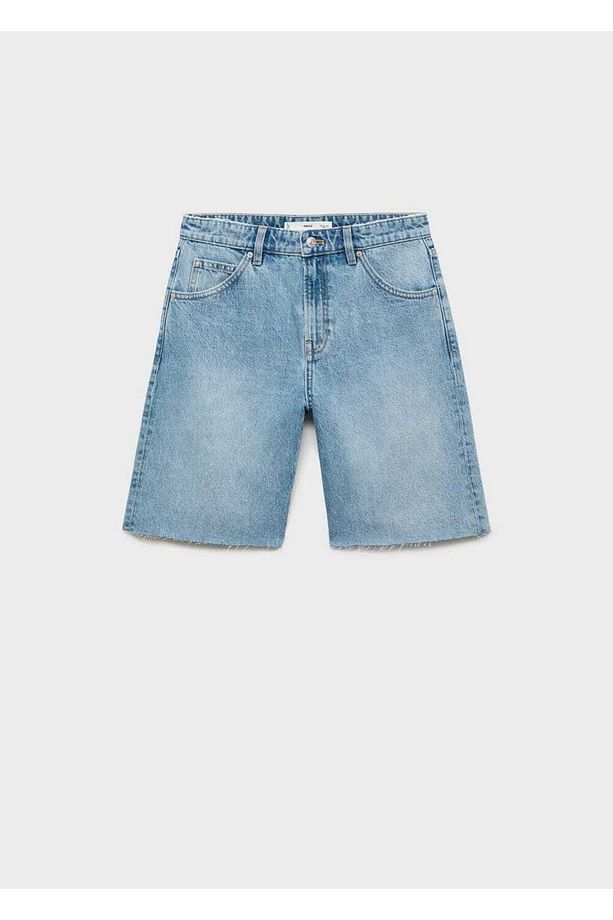 Dikişşsiz denim şort - 3