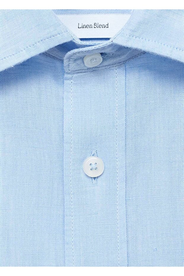 Cepli keten gömlek - 8