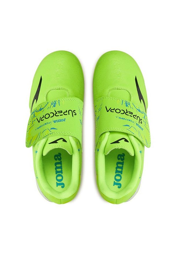 SUPER COPA JR 2409 LEMON FLUOR TURF Çocuk Halı Saha Ayakkabı - 5