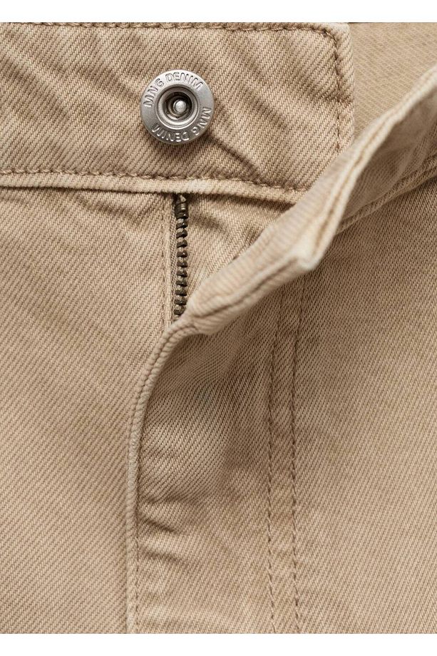 Regular fit jean bermuda şort - 5