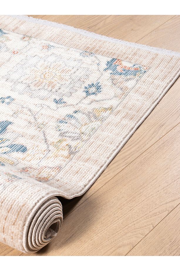 Yumuşak,Eskitme Efektli,Pamuk Tabanlı, Dört Mevsim, Oturma Odası, Çocuk Odası, Salon,Mutfak Halısı - 4