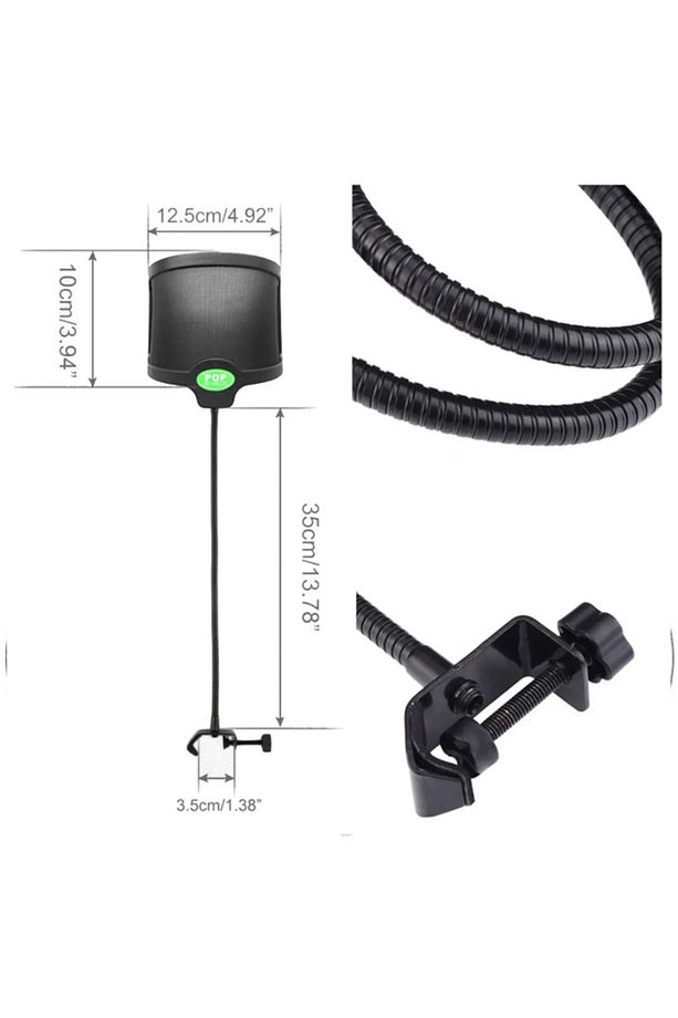 PF02 Geniş U Pop Filtre - Pop Filter - 8