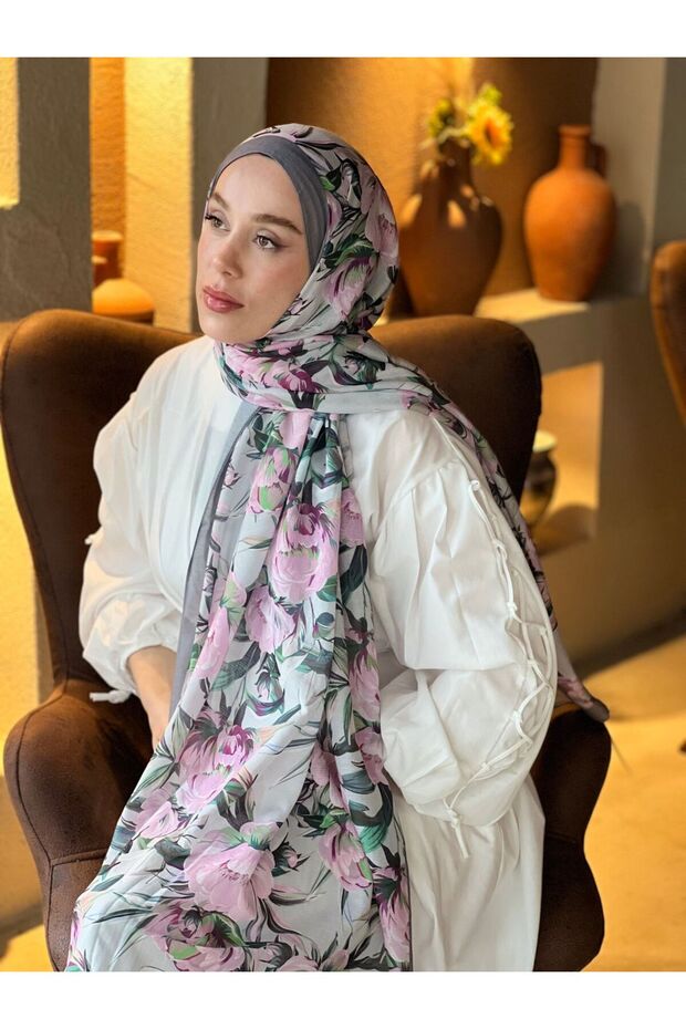 Seta Desen Lina Şal - 1