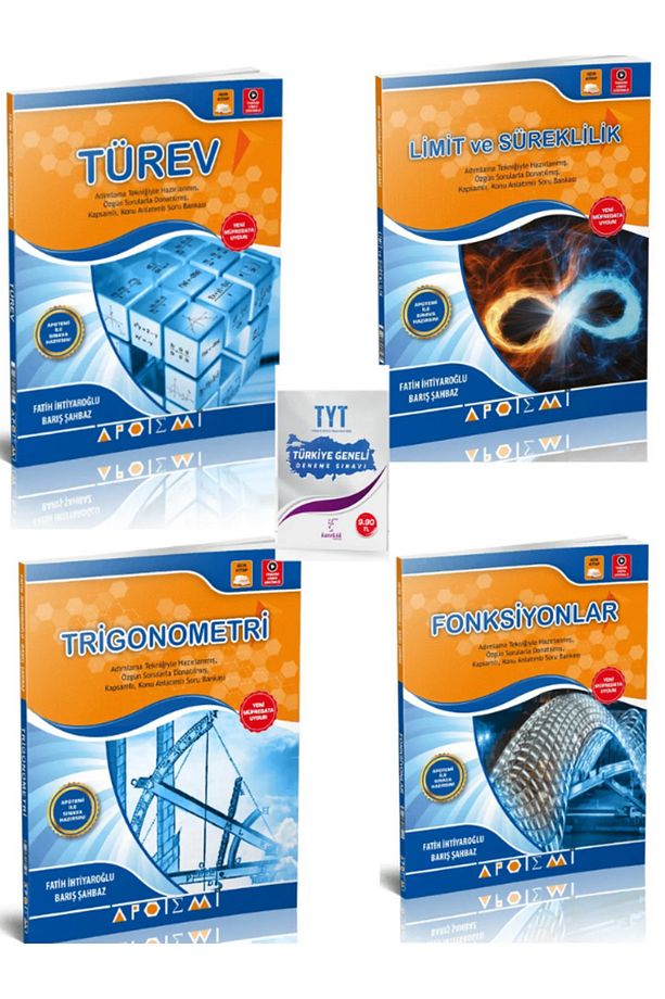 Ap temi Türev Limit ve Süreklilik Trigonometri ve Fonksiyonlar Konu Anlatımlı Soru Fasikülleri Seti - 1