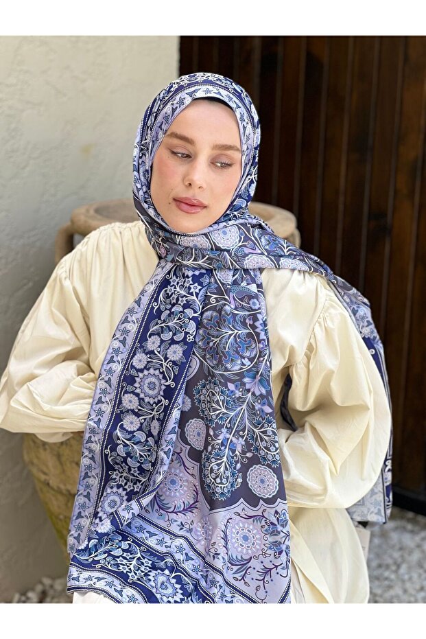 شال تانكا بنمط وردي - 2