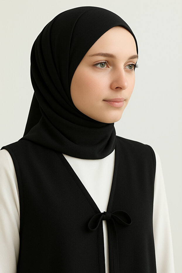 Medina Silk Shawl, 75X190 Flowing, Non-Slip, Wrinkle-Free, Light and Comfortable Fabric, Hijab Headscarf