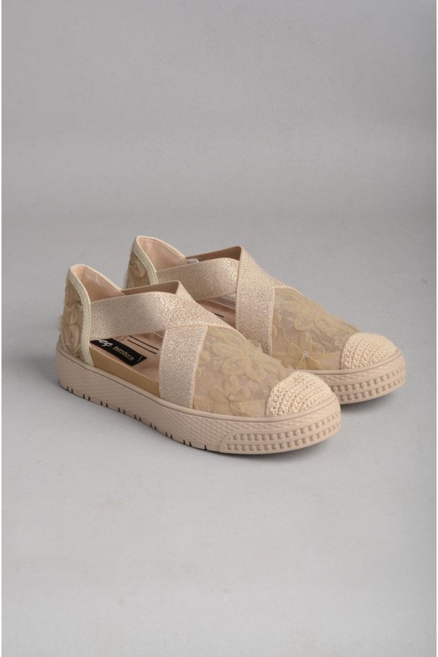 Seç B227 Wicked Women's Sports Shoes Cream