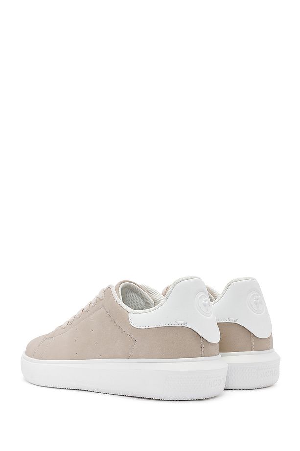 ACBC x Derimod Erkek Bej Bağcıklı Süet Sneaker 25SFD780310 - 5