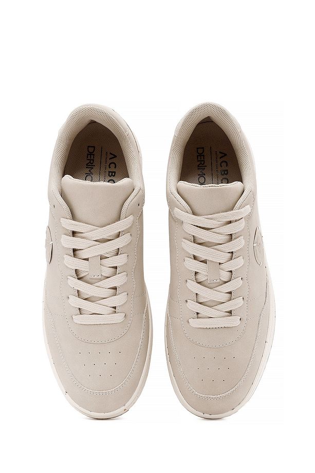 ACBC x Derimod Erkek Bej Bağcıklı Süet Sneaker 25SFD780410 - 7