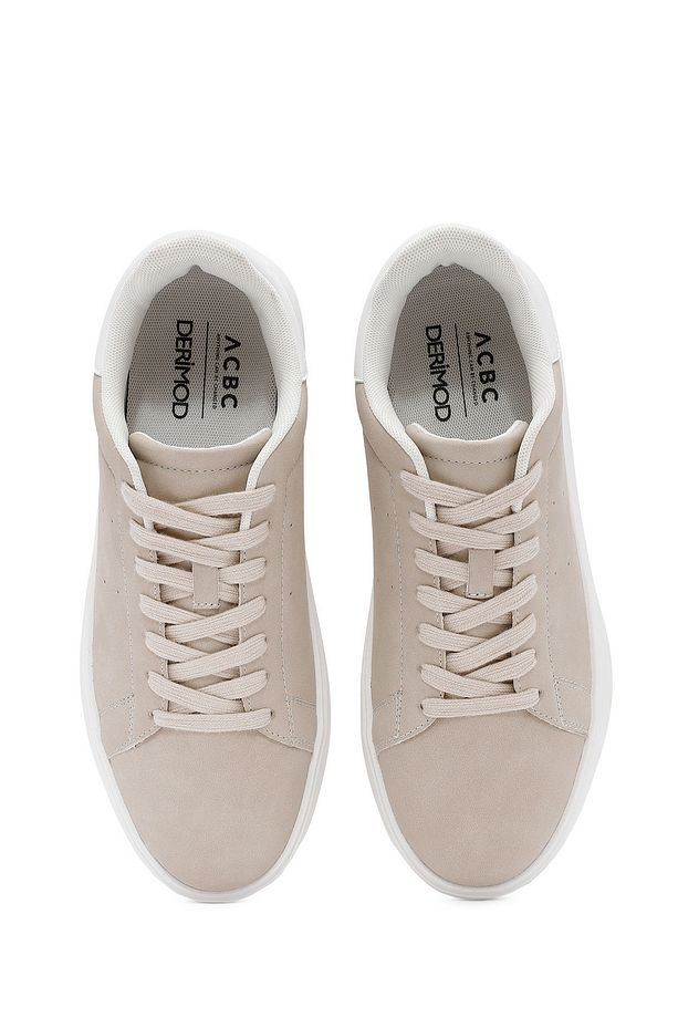 ACBC x Derimod Erkek Bej Bağcıklı Süet Sneaker 25SFD780310 - 7