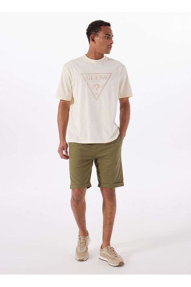 Slim Fit Yeşil Erkek Şort M5GD55WH4EAG896 AXEL SHORT CO LIN - 2