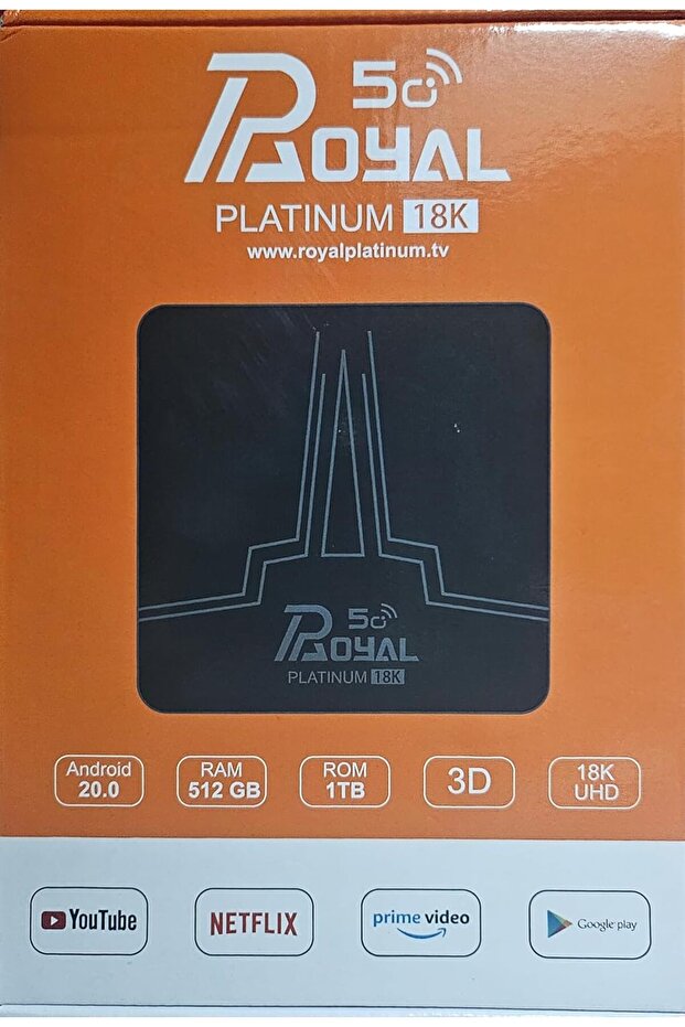 Royal Platinum TV Box Ultimate with 1 year subscription, Live Sports Movies & Series