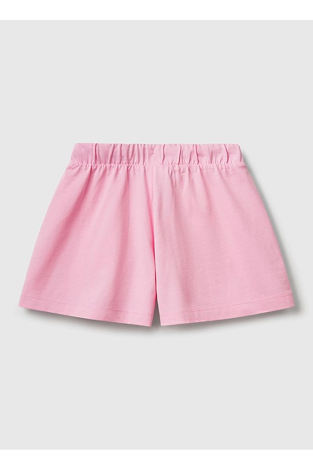 Normal Bel Regular Fit Pembe Kız Çocuk Şort 3BL0C903I - 3