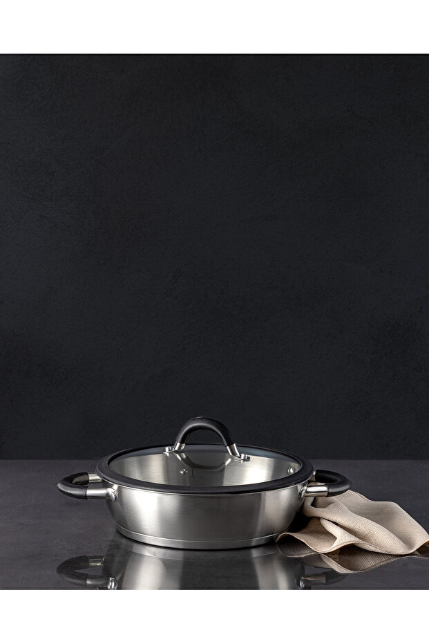 Colin Kısa Tencere - Çelik - 24 cm - 1