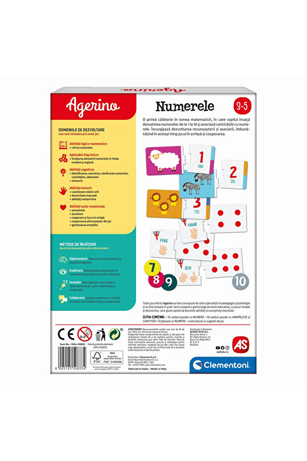 AGERINO EDUCATIONAL NUMBERS - 6