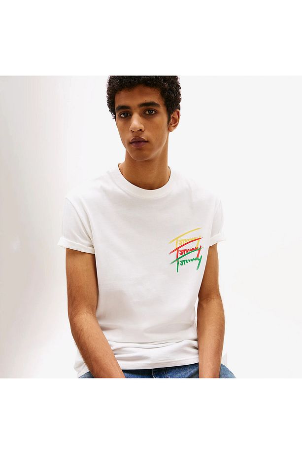 Erkek TJM REG TWISTED SIGNTR TEE EXT T-shirt - 5