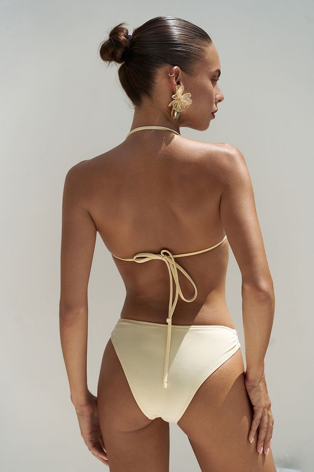 Ayunah Zincir Detay Sarı Bikini Altı - 5