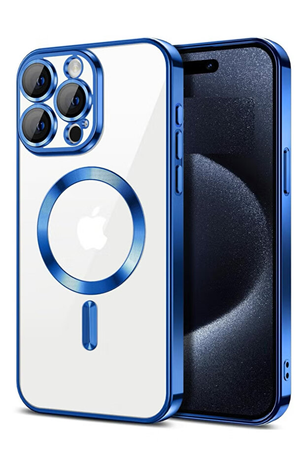 غطاء ماج سيف أزرق ناعم لهاتف آيفون 11 - 1