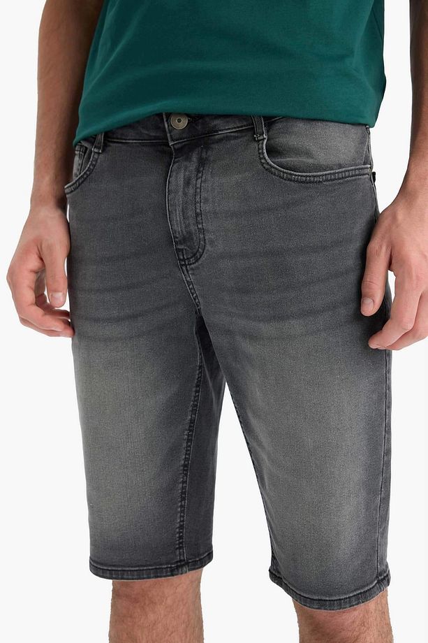 Regular Fit Jean Bermuda Şort E5986ax25sm - 5