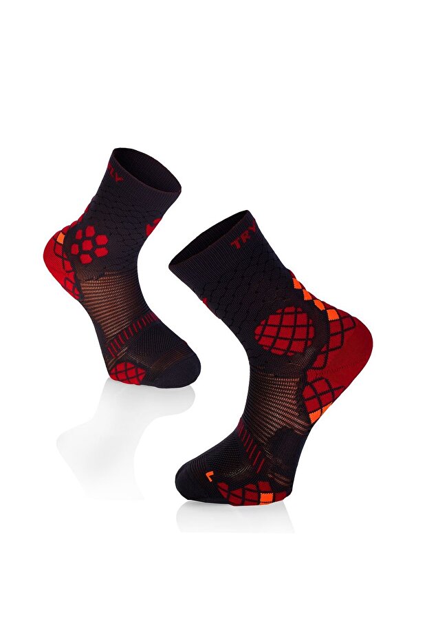 Compression Running Socks Anthracite - 1