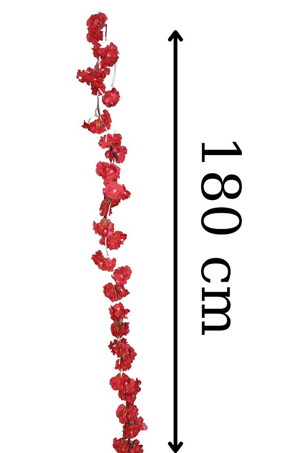 Yapay Bahardalı Sarmaşık 180 cm | Duvar, Balkon ve Düğün Dekoru | İç & Dış Mekan Kullanımı - 6