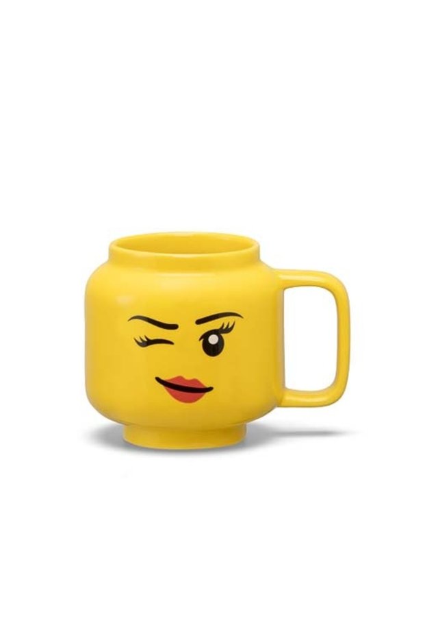 Small Ceramic Mug Winking Girl