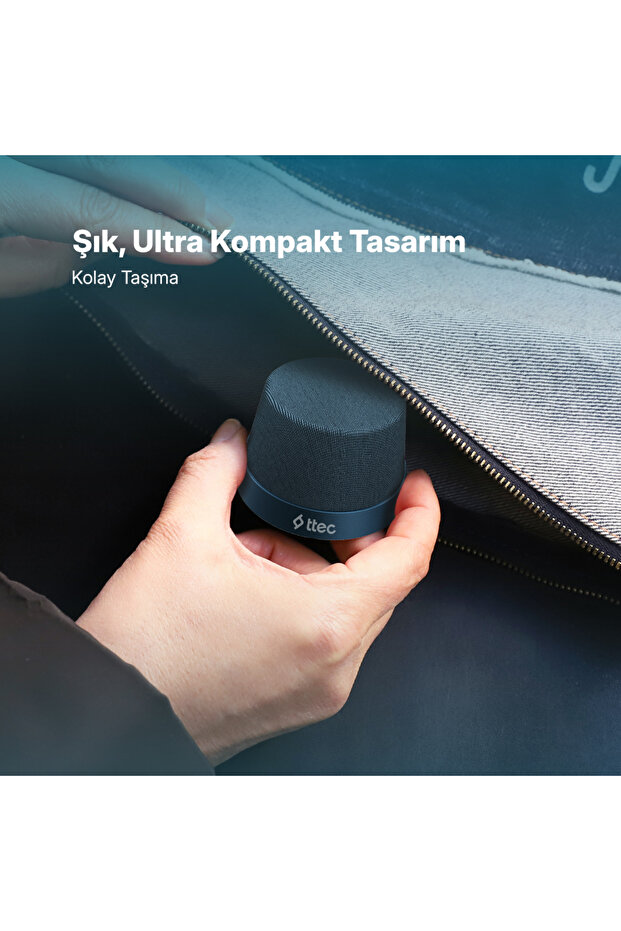 Vox Mini M Magsafe Uyumlu 2’si 1 Arada Kablosuz Bluetooth Hoparlör Lacivert 2BH13L - 7