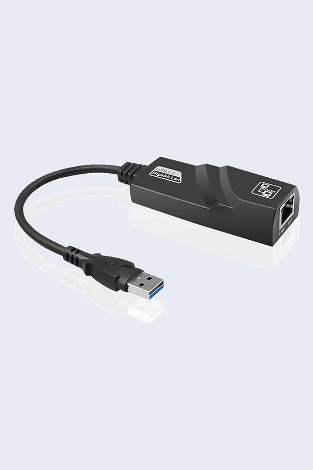 USB3.0 - RJ45 Konnektörü Bilgisayar için 10/100/1000Mbps Ethernet Adaptörü USB Adaptörleri - 7