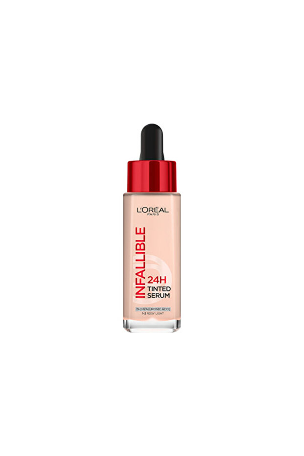 L'Oréal Paris 24H Infallible Tinted Serum Shade Rosy Light 1-2