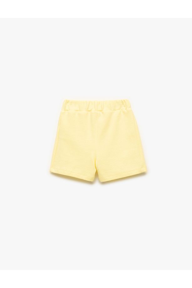 Pamuklu Beli Lastikli Basic Şort - 2