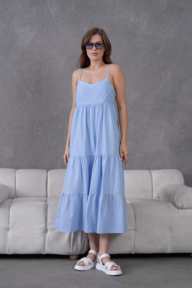 Rochie de vară țesută - 5