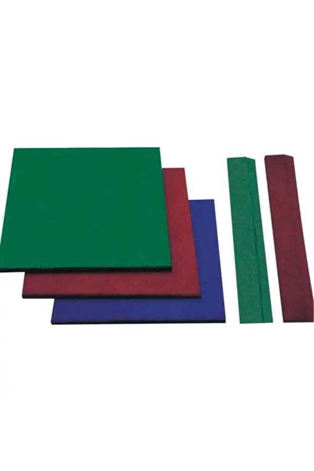 Rubber Outdoor Play Mat Is Safe For Children 50x50x2.5Cm
