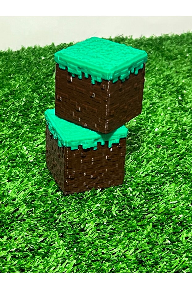 MİNECRAFT TOPRAK ÇİMEN FİGÜRÜ 1 ADET - 3
