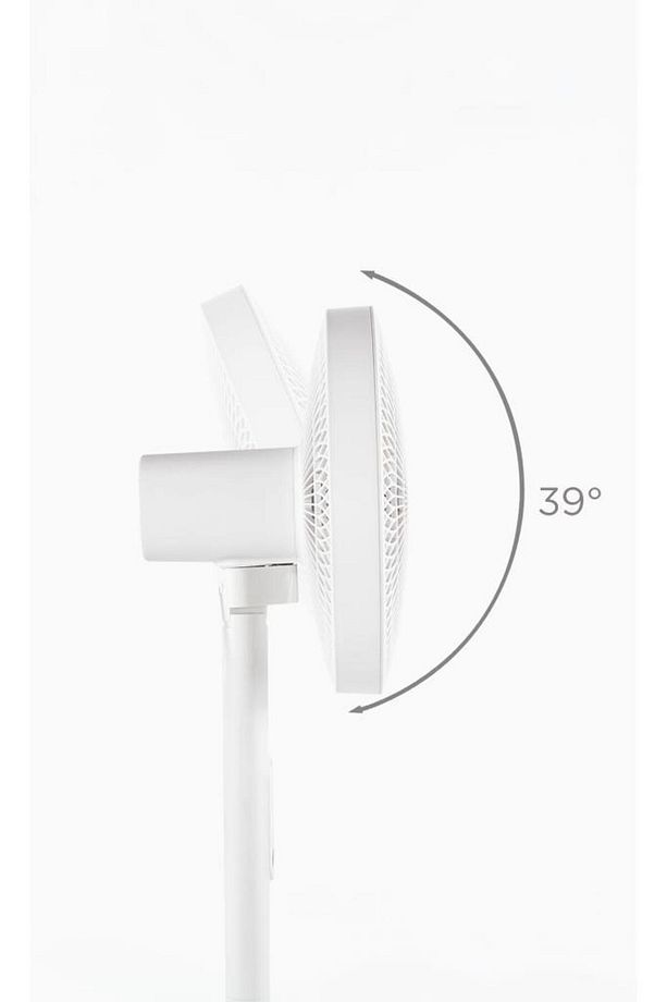 SF-02 Siyah Ayaklı 16'' İnc 60W 3 Kademe 7 Pervaneli Kumandalı Diğital Ekranlı Vantilatör Fan - 5