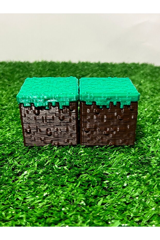 MİNECRAFT TOPRAK ÇİMEN FİGÜRÜ 1 ADET - 2