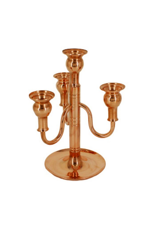Handmade copper candle holder CTR70