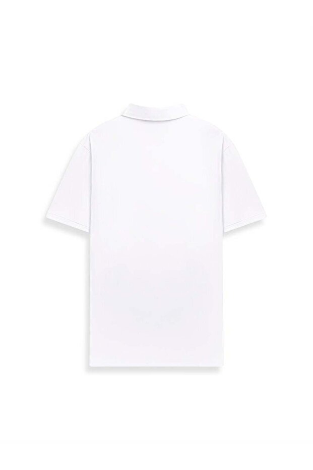 Basıc Regular Kısa Kollu Beyaz T-shırt - 2