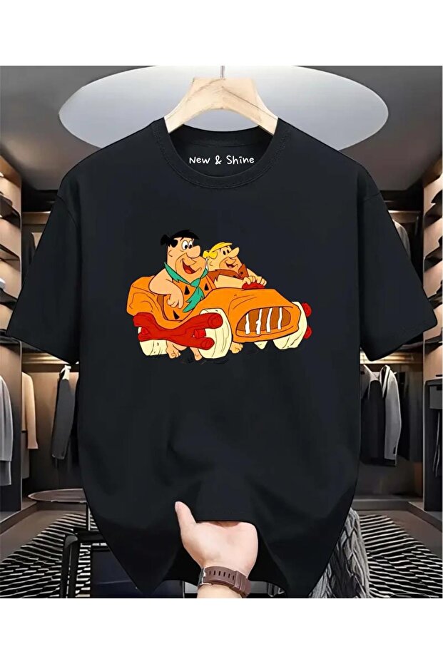 Flintstone Printed Oversize T-Shirt