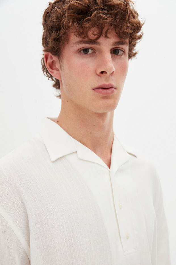 Relaxed Beyaz Gömlek - 2