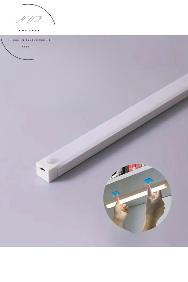 30 cm Sensörlü Sarjlı Led Lamba Mutfak Merdiven Dolap İçi Lambası - 3