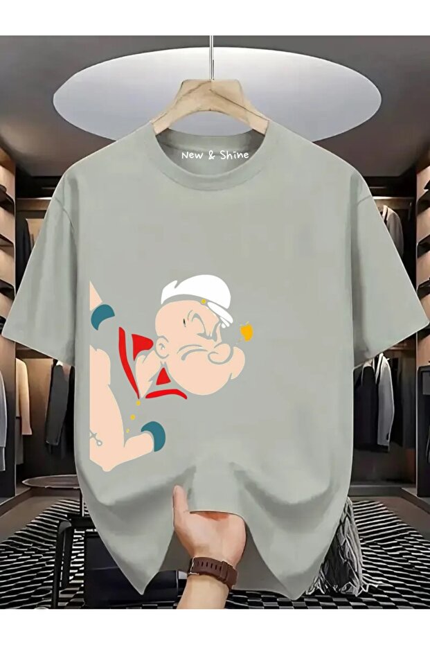 Popeye Yanda Printed Oversize T-Shirt